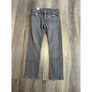 Levi's 511 Slim Fit Jeans Mens 29x29 Gray Good Stretch Denim Pants